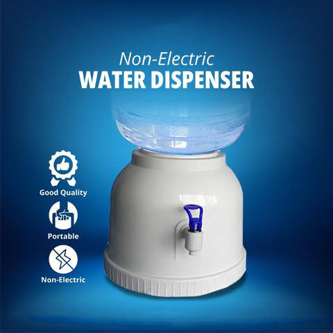 Portable Manual Water Pump | Tabletop Dispenser for Home & Office
