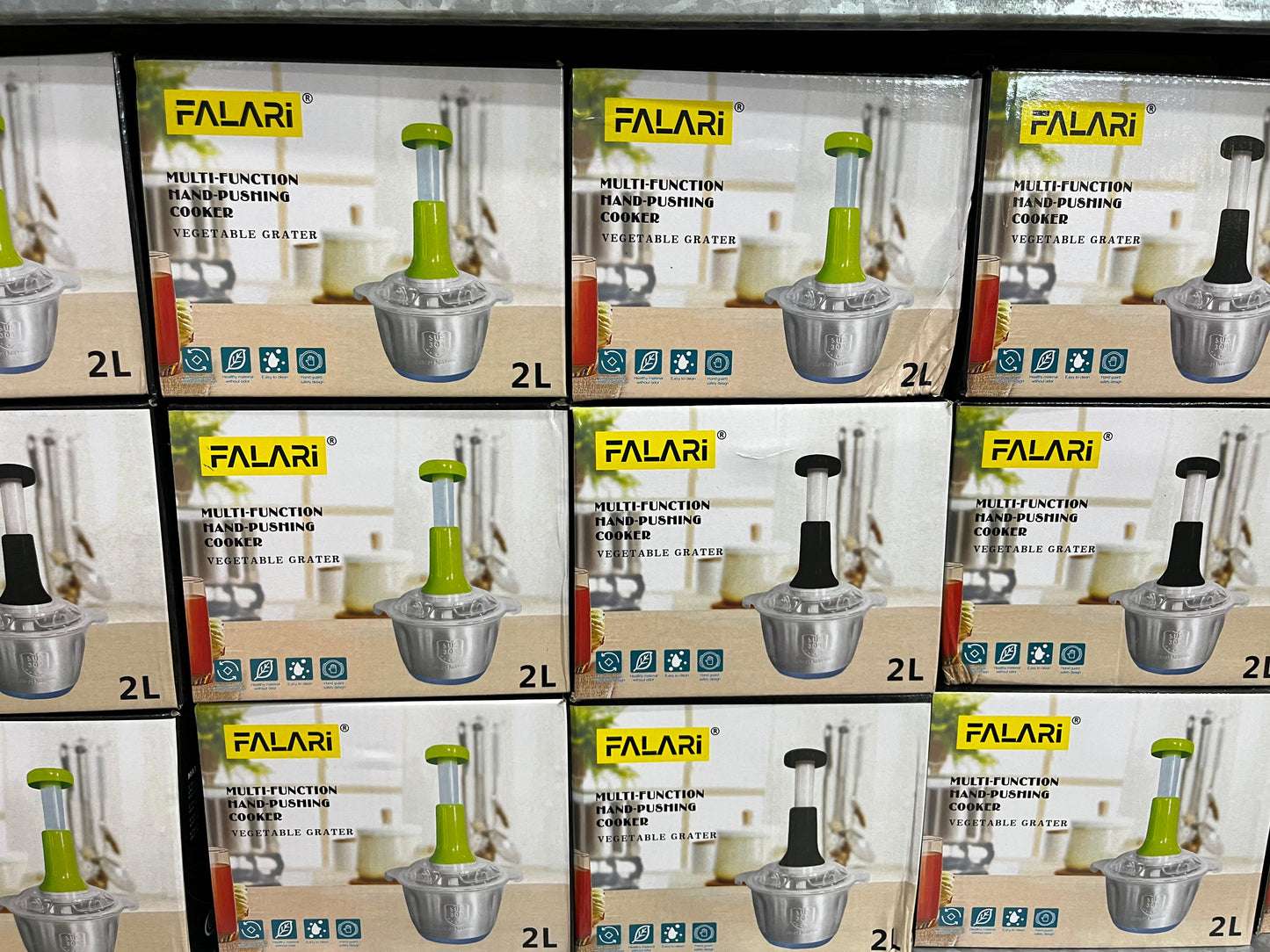 3-in-1 Food Chopper | Hand Press Vegetable & Fruit Push Chopper