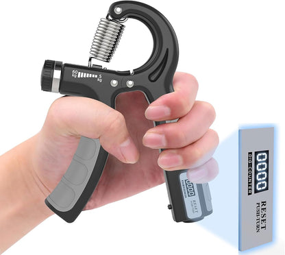 Adjustable Hand Grip Strengthener | Wrist, Finger & Forearm Exerciser