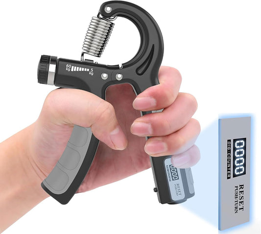 Adjustable Hand Grip Strengthener | Wrist, Finger & Forearm Exerciser