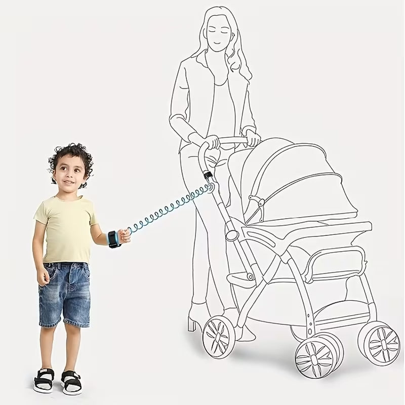 Baby Wrist Strap Child Safety, Rope Protection, 1.5-meter Child Travel Distance Prevention Device for Getting Lost