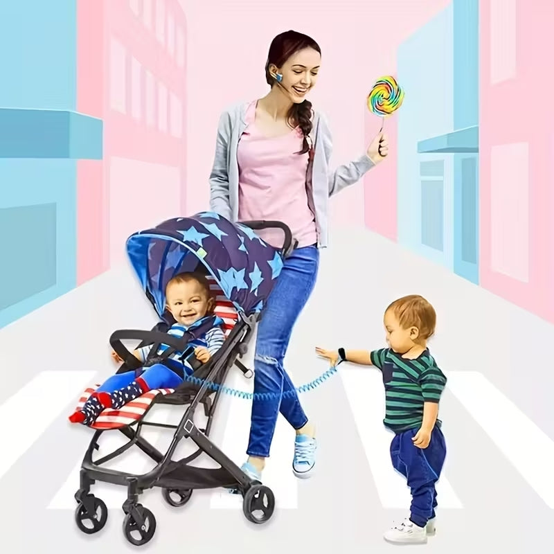 Baby Wrist Strap Child Safety, Rope Protection, 1.5-meter Child Travel Distance Prevention Device for Getting Lost