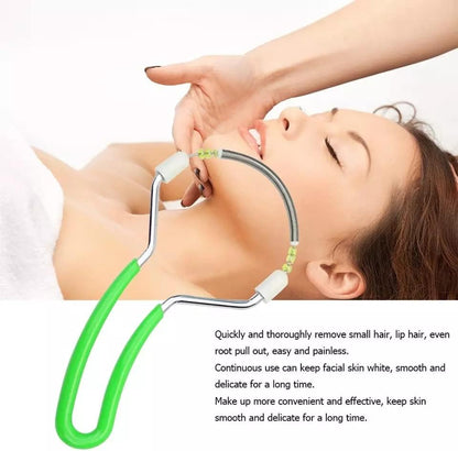 EpiRoller Spring Epilator Tool Fast, Wax-Free Facial Hair Removal
