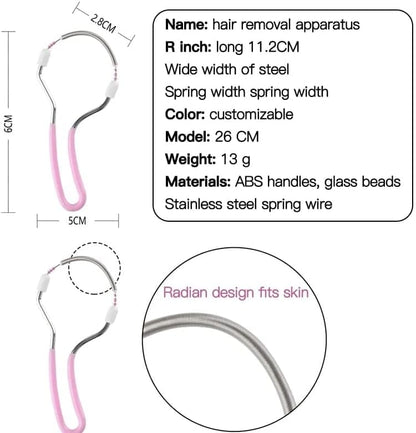 EpiRoller Spring Epilator Tool Fast, Wax-Free Facial Hair Removal