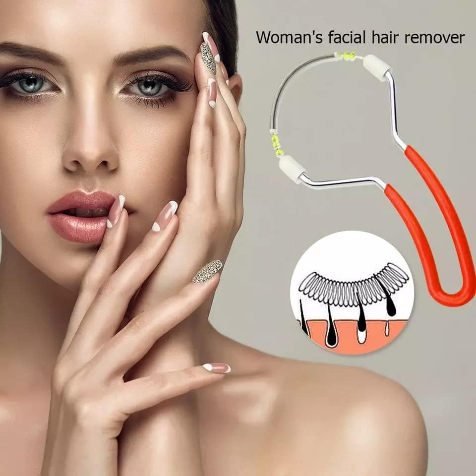 EpiRoller Spring Epilator Tool Fast, Wax-Free Facial Hair Removal