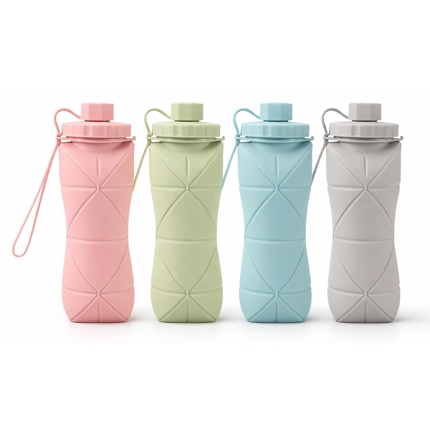 Portable Foldable Silicone Water Bottle | 650ml BPA-Free Sports Bottle