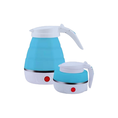 Travel Electric Portable Foldable 600ML Kettle Collapsible Silicon 220V 50Hz for Tea