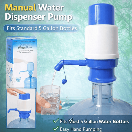 Manual Water Dispenser Pump – Fits Standard 5 Gallon Bottles